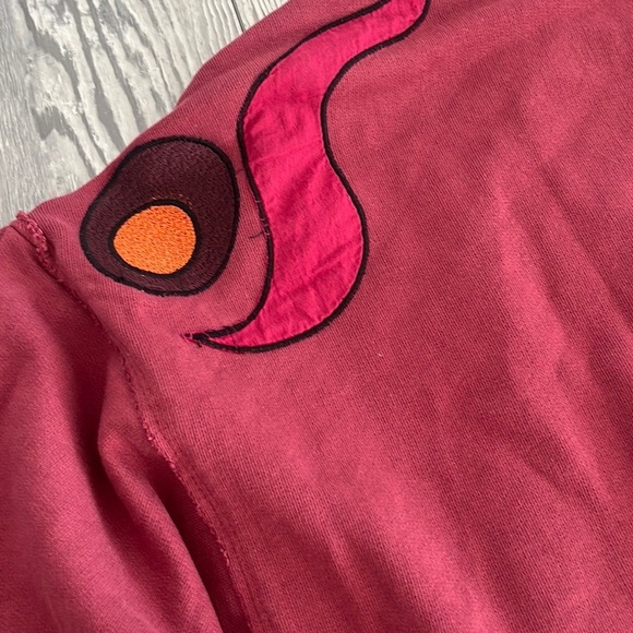 Anthropologie Pink and Orange Graphic Crop Top - Picture 10 of 13